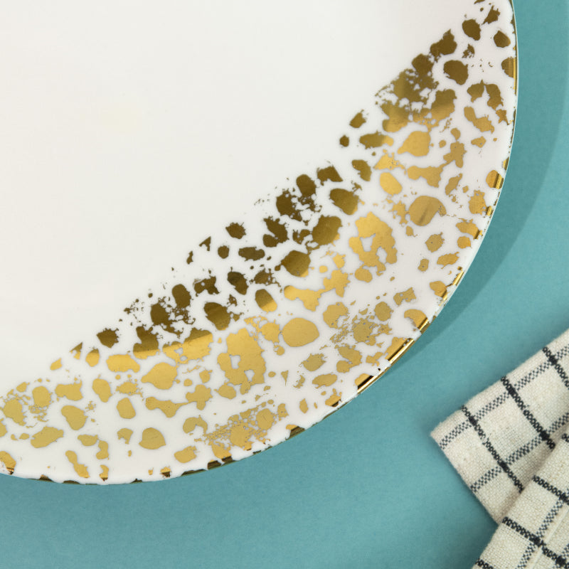 Aurulent Patches Serving Plate Starter Plates June Trading