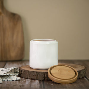 Pickle & Condiments Cellar With Wooden Lid Seasoning Containers June Trading