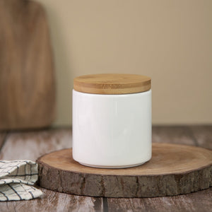 Pickle & Condiments Cellar With Wooden Lid Seasoning Containers June Trading