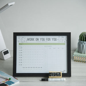 Work On You For You - Re-writable Planner Re-writable Planners June Trading
