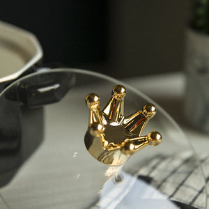 Crown On Top Ceramic Casserole with Lid Casserole June Trading