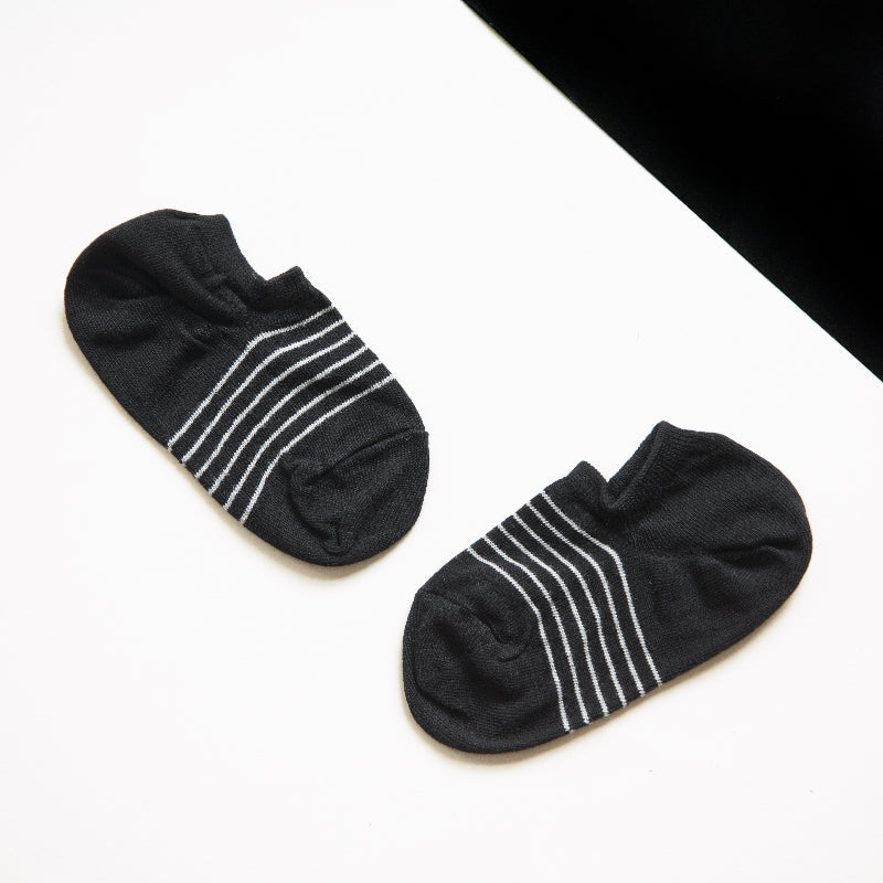 White Stripes Black Socks Women Sock ERL
