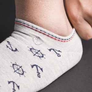 Set Sail Grey Socks Men Sock ERL