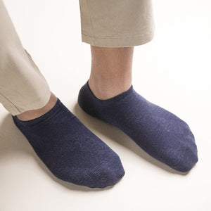 Berry Blue Solid Socks Men Sock ERL
