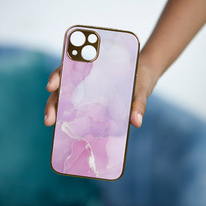 Marble Pattern Rose Gold Edge iPhone 13 Case iPhone 13 June Trading