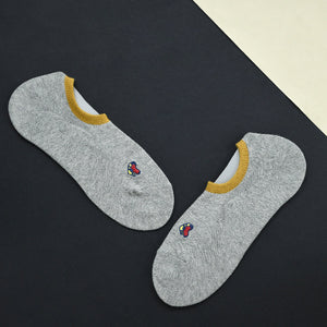Little Heart Grey Socks Men Sock ERL