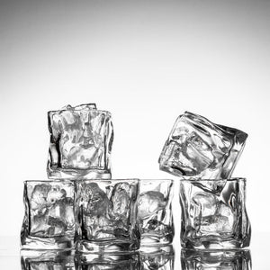Crimpled Icy-Tint Glass (Set of 6) Glasses June Trading