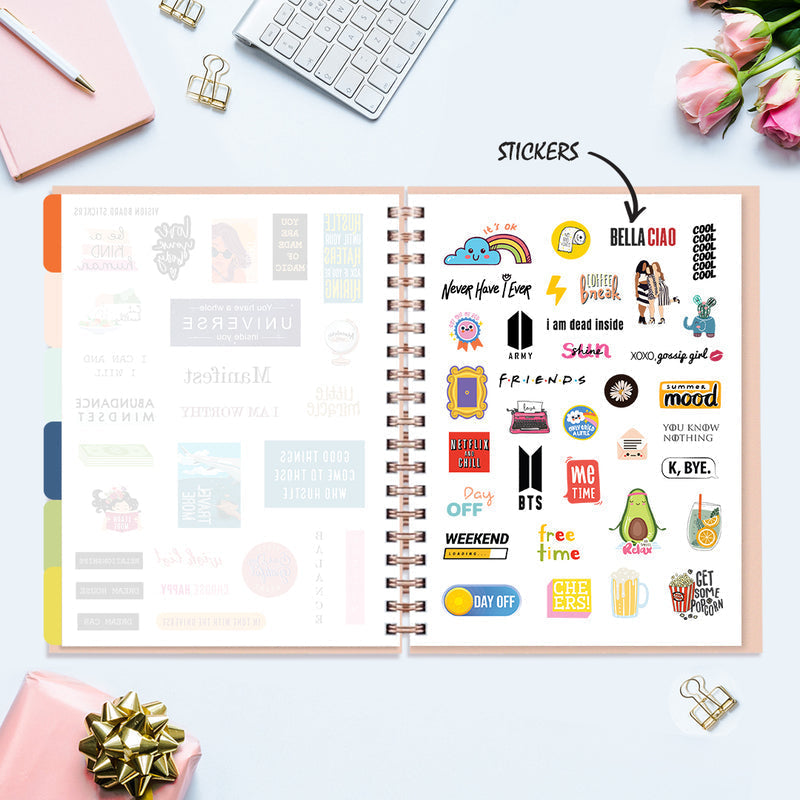 Undated Yearly Planner - Building My Empire Undated Planners June Trading