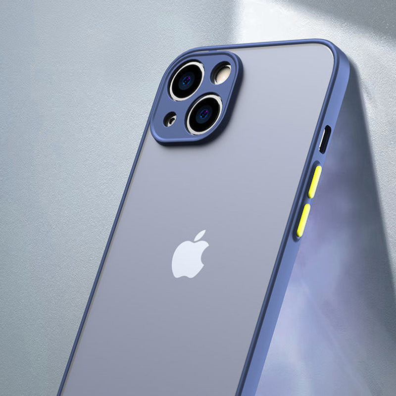 Acrylic Edge With Frosted Back Apple iPhone 13 Pro Cover iPhone 13 Pro June Trading Baby Blue