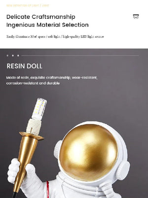 Astronaut Table Lamp- Standing Style Desk Lamps Coral Tree