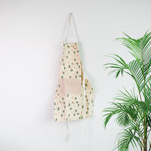 Peach Print Kitchen Apron Apron June Trading