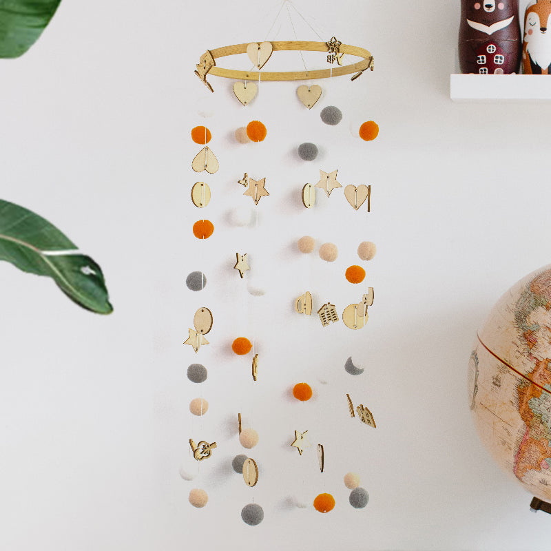 Rain Of Love Baby Mobile Macrame June Trading