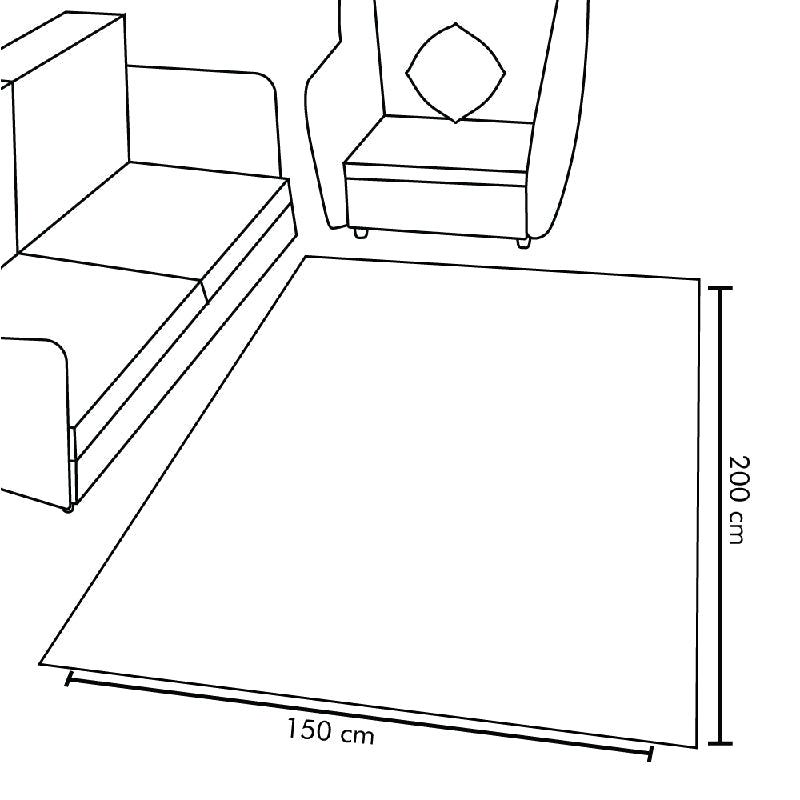 Abstract Ink-Art Modern Home Large Carpet Carpets The June Shop