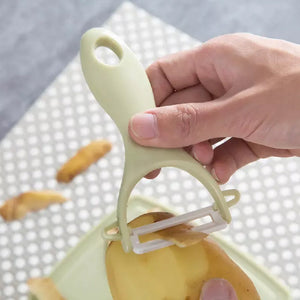 Pastel Fruit Knife, Peeler & Cutting Board Set Utility June Trading