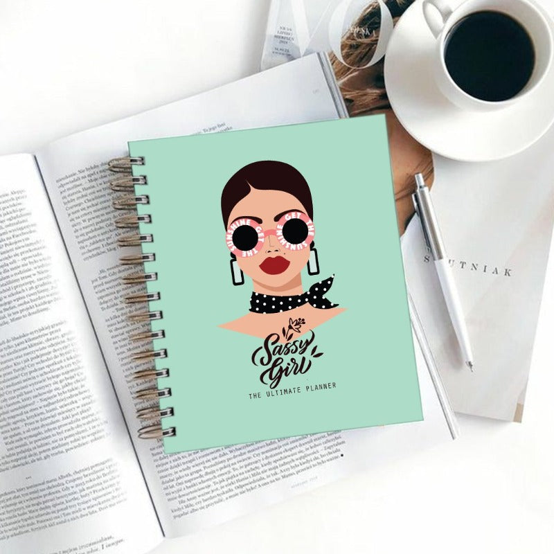 Undated Yearly Planner - Sassy Girl Undated Planners June Trading