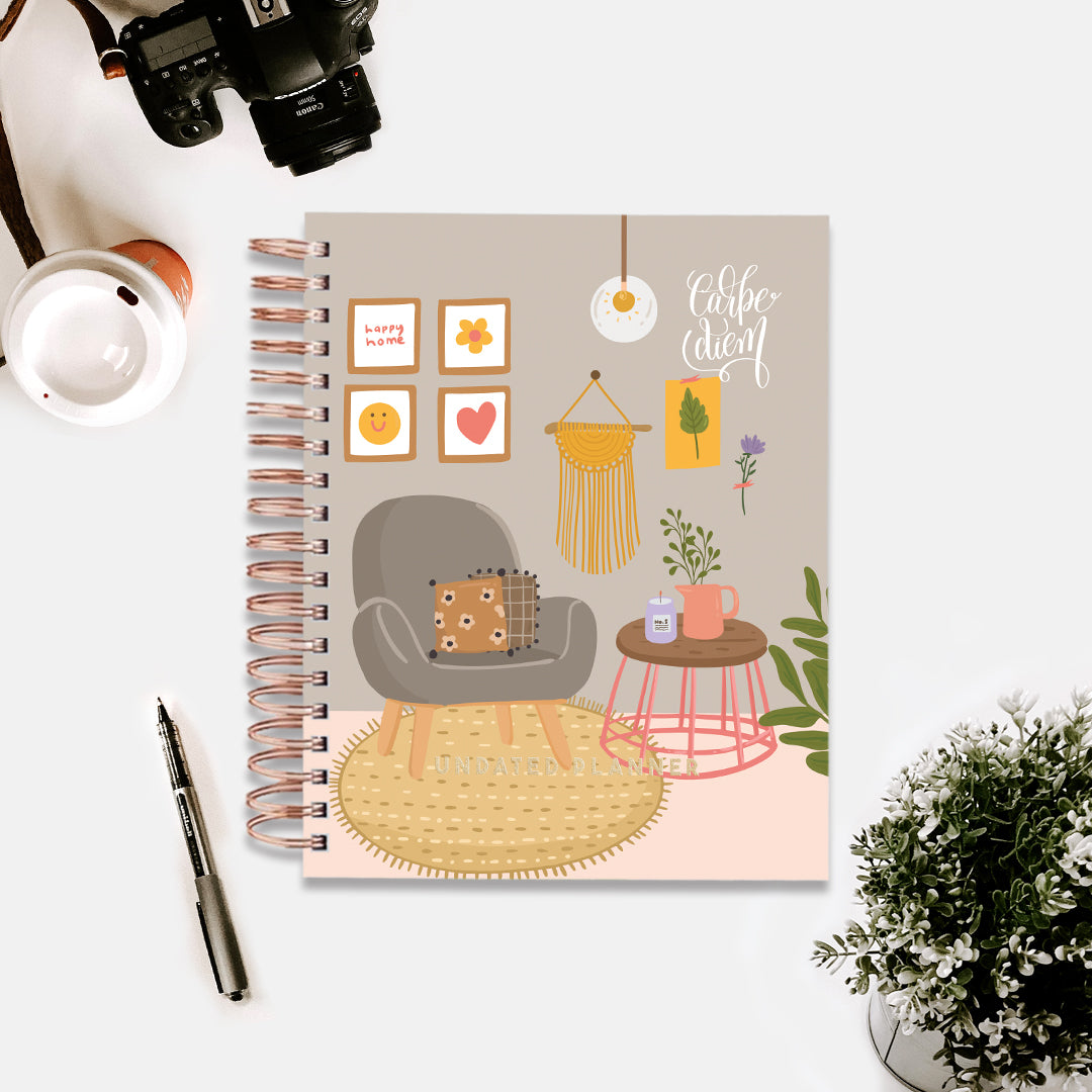 Undated Yearly Planner - Carpe Diem