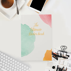 Undated Yearly Planner - Alhamdulillah (2023 Collection) + Ultimate Sticker Book Undated Planners June Trading