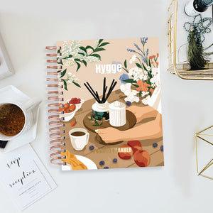 Undated Yearly Planner - Hygge (2023 Collection) + Ultimate Sticker Book Undated Planners June Trading
