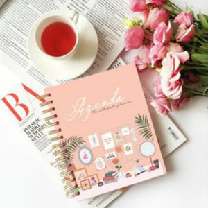 Undated Yearly Planner - Agenda Undated Planners June Trading