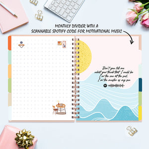 Undated Yearly Planner - Business Is My Cardio Undated Planners June Trading