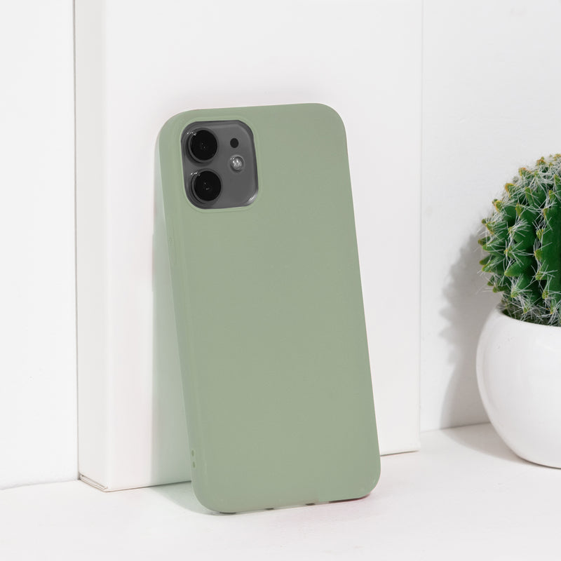 iPhone 12 Premium Ultra-Light Silicone Cover Mobile Phone Cases June Trading Harbor Grey