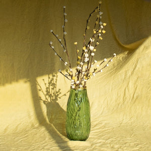 Empoli Whirl Pressed Vase Vases June Trading