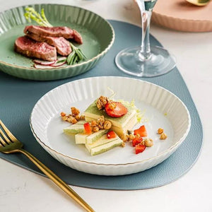 Pastel Ceramic Appetizer/Dessert Plates Snack Plate June Trading