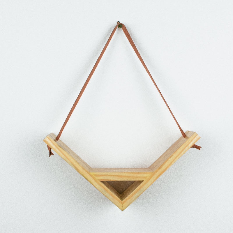 Suave Hanging Wooden Planter Holder Planters June Trading