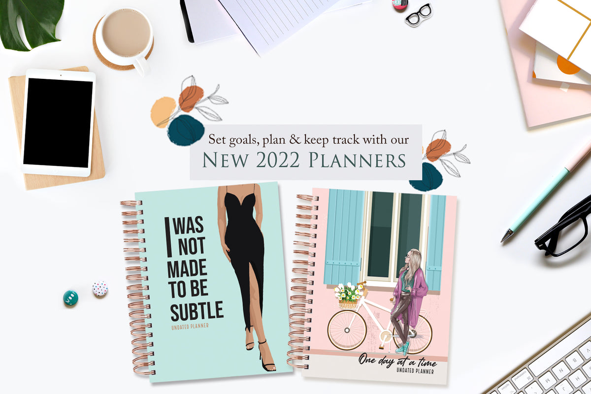 Detailed Undated Yearly Planners - for The New Year 2022, blog, planner, the-june-shop, tjs, undated The June Shop