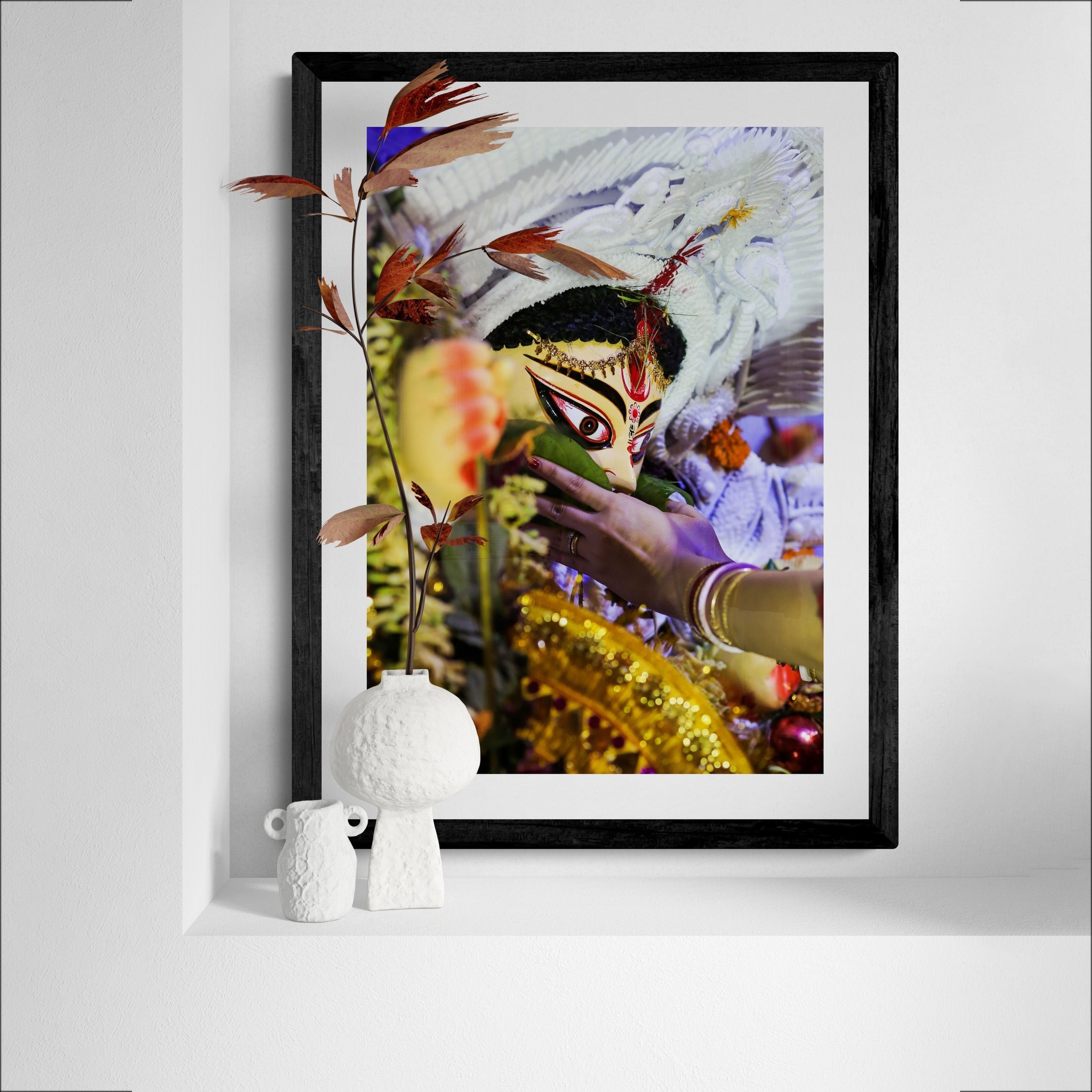 Maa Durga on Vijaya Dashami - Photo Frame Photo Frames Lumoarte   
