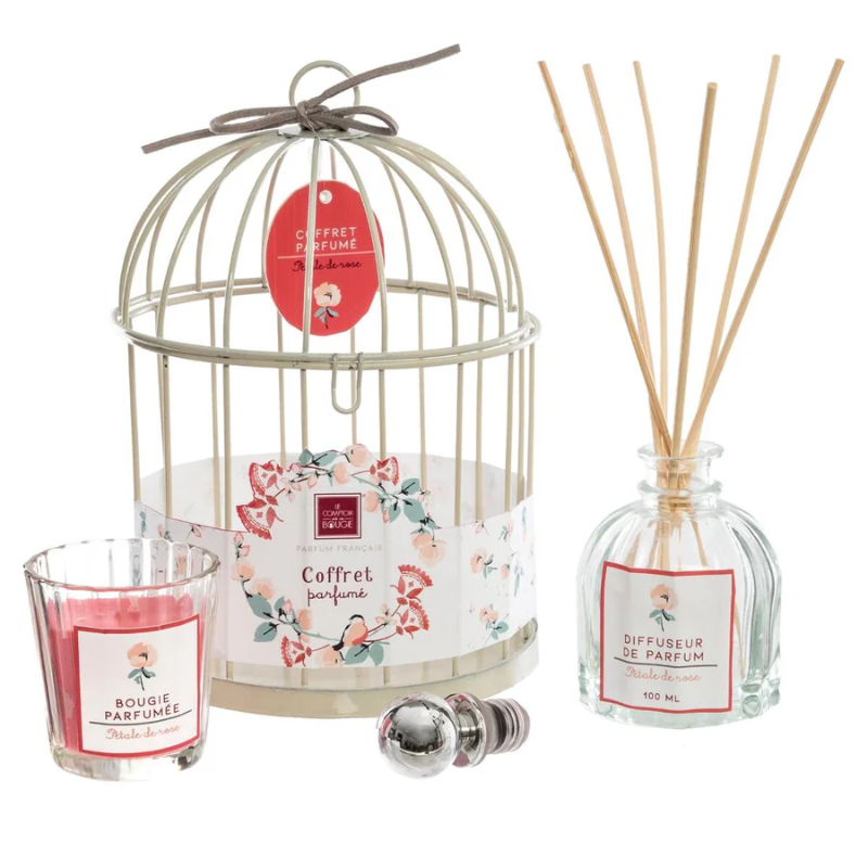 Caged Cove Gift Set - White metal
