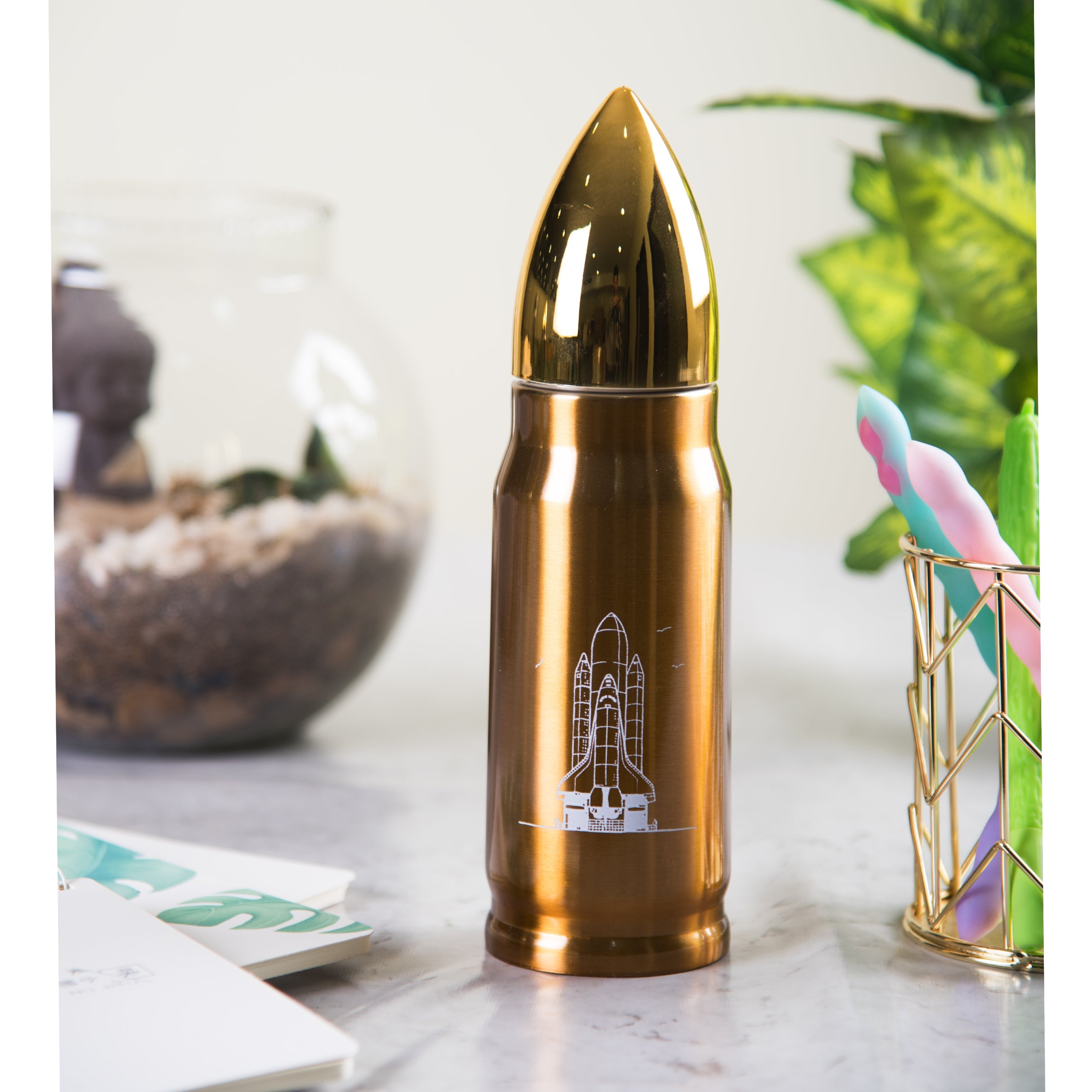Shuttle Flask Insulated Bottle Flask June Trading   