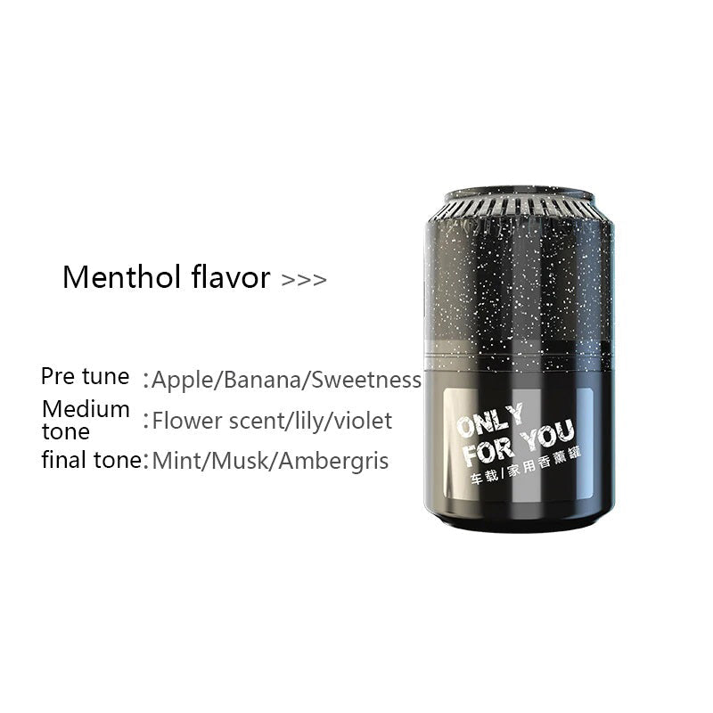 Can Shaped Car Perfume Air Freshner June Trading Breezy Mint  