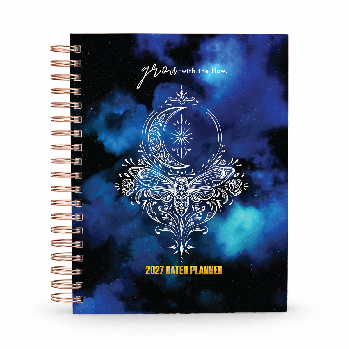 Grow With The Flow 2027 dated planner cover