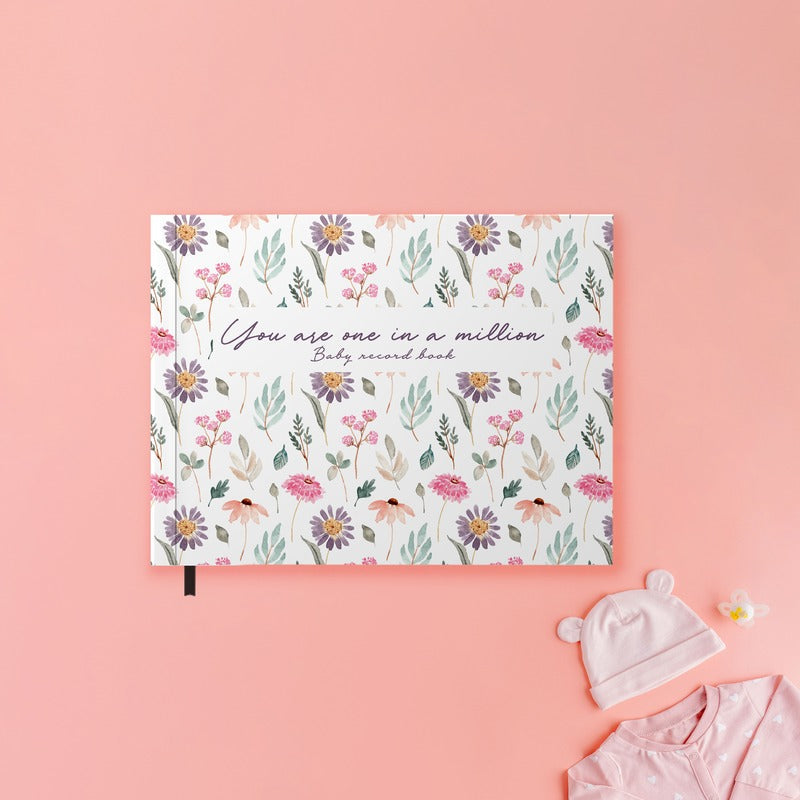 Baby Record Book - One In A Million Baby Record Books June Trading   
