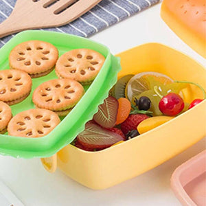 Mega Burger 2-Compartment Lunch Box Lunch Boxes June Trading   