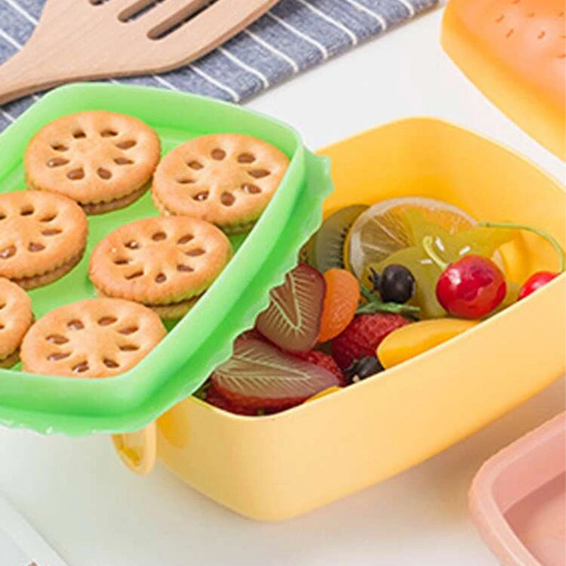 Mega Burger 2-Compartment Lunch Box Lunch Boxes June Trading   