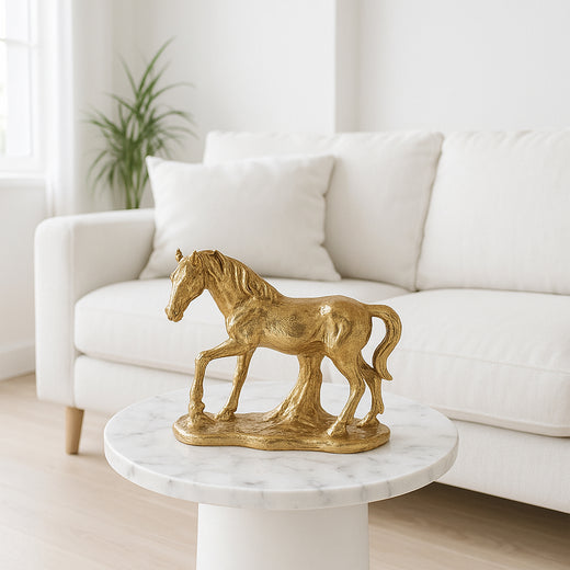 Aureate Striding Horse