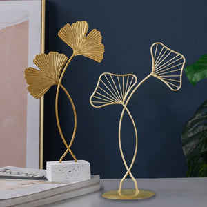 Ornamental Gingko Leaf Sculpture Artifacts June Trading   