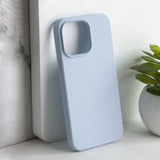 Colour Drop Silicone iPhone 13 Pro Case Mobile Phone Cases June Trading Light Blue  