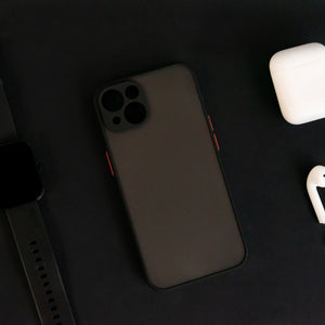 Acrylic Edge With Frosted Back Apple iPhone 13 Cover iPhone 13 June Trading Onyx Black  