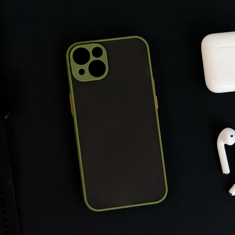 Acrylic Edge With Frosted Back Apple iPhone 13 Cover iPhone 13 June Trading Lime Green  
