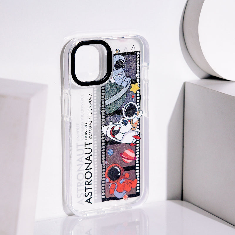 Astronaut Photo-Reel Anti-Shock Clear iPhone Cover Mobile Phone Cases June Trading   