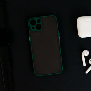 Acrylic Edge With Frosted Back Apple iPhone 13 Cover iPhone 13 June Trading Hunter Green  
