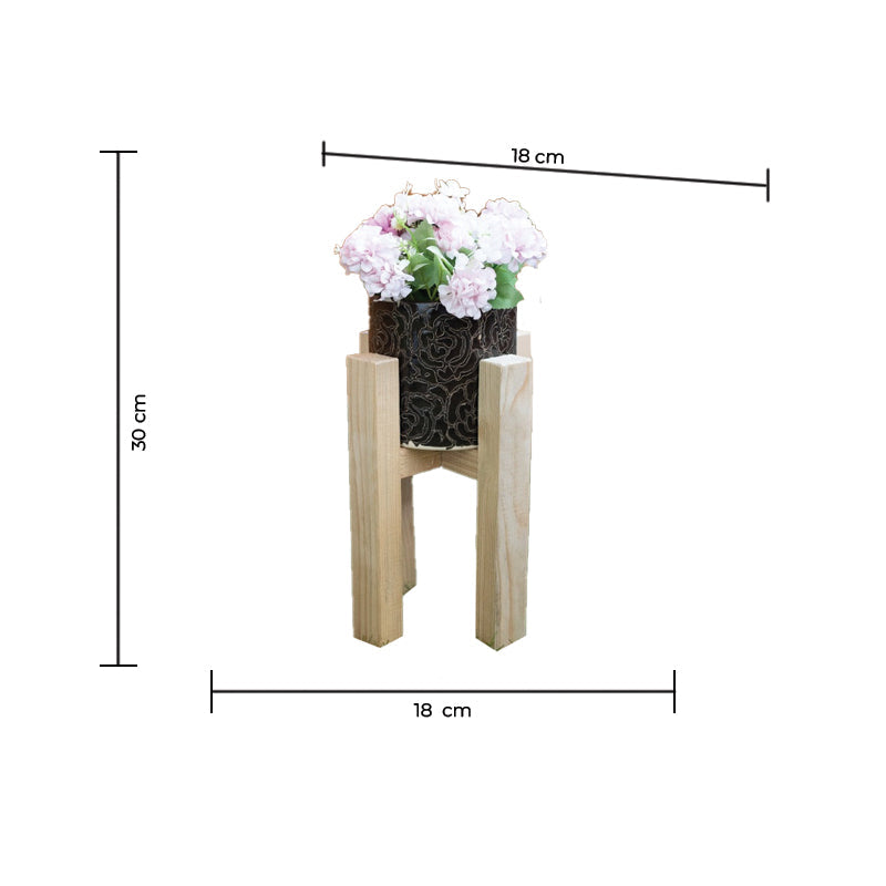 Classic Rose Embossed Planter - Hand Painted Mini Resin Pot Planters June Trading   