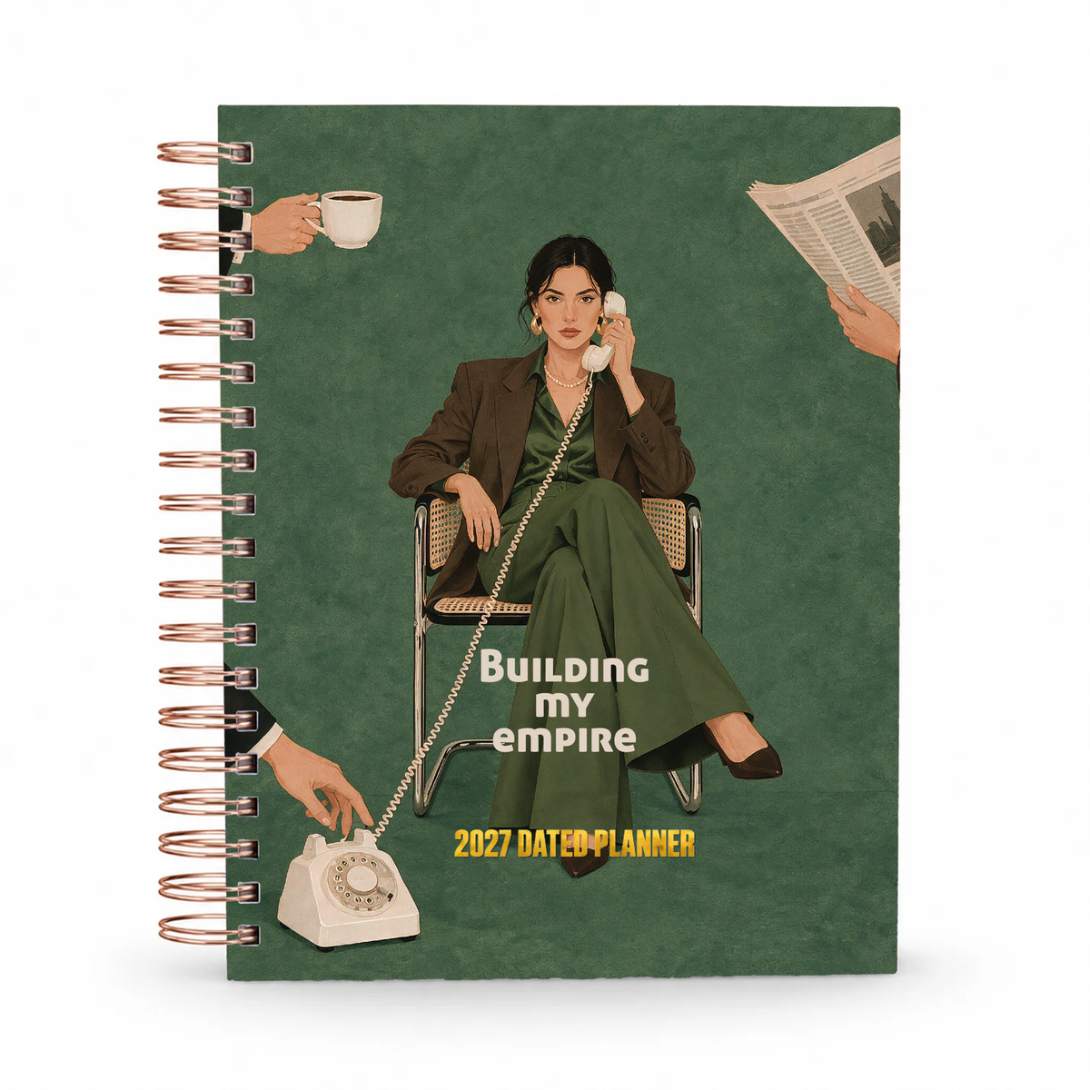 Building My Empire 2027 dated planner cover