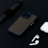 Acrylic Edge With Frosted Back Apple iPhone 13 Pro Cover iPhone 13 Pro June Trading Midnight Blue  