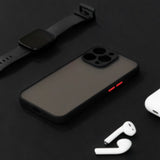 Acrylic Edge With Frosted Back Apple iPhone 13 Pro Cover iPhone 13 Pro June Trading Onyx Black  