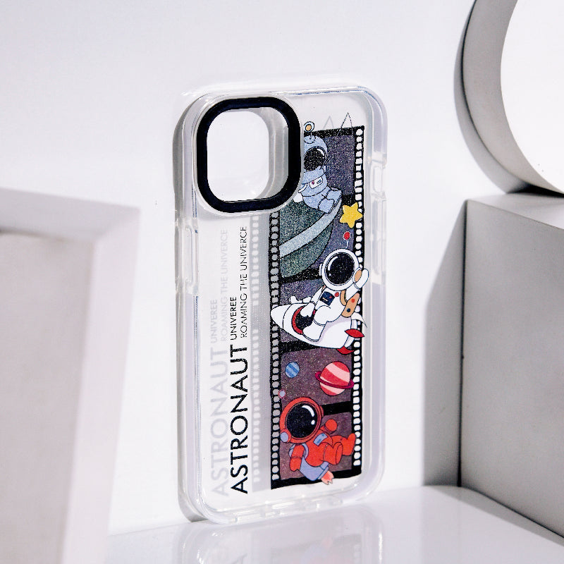 Astronaut Photo-Reel Anti-Shock Clear iPhone Cover Mobile Phone Cases June Trading   