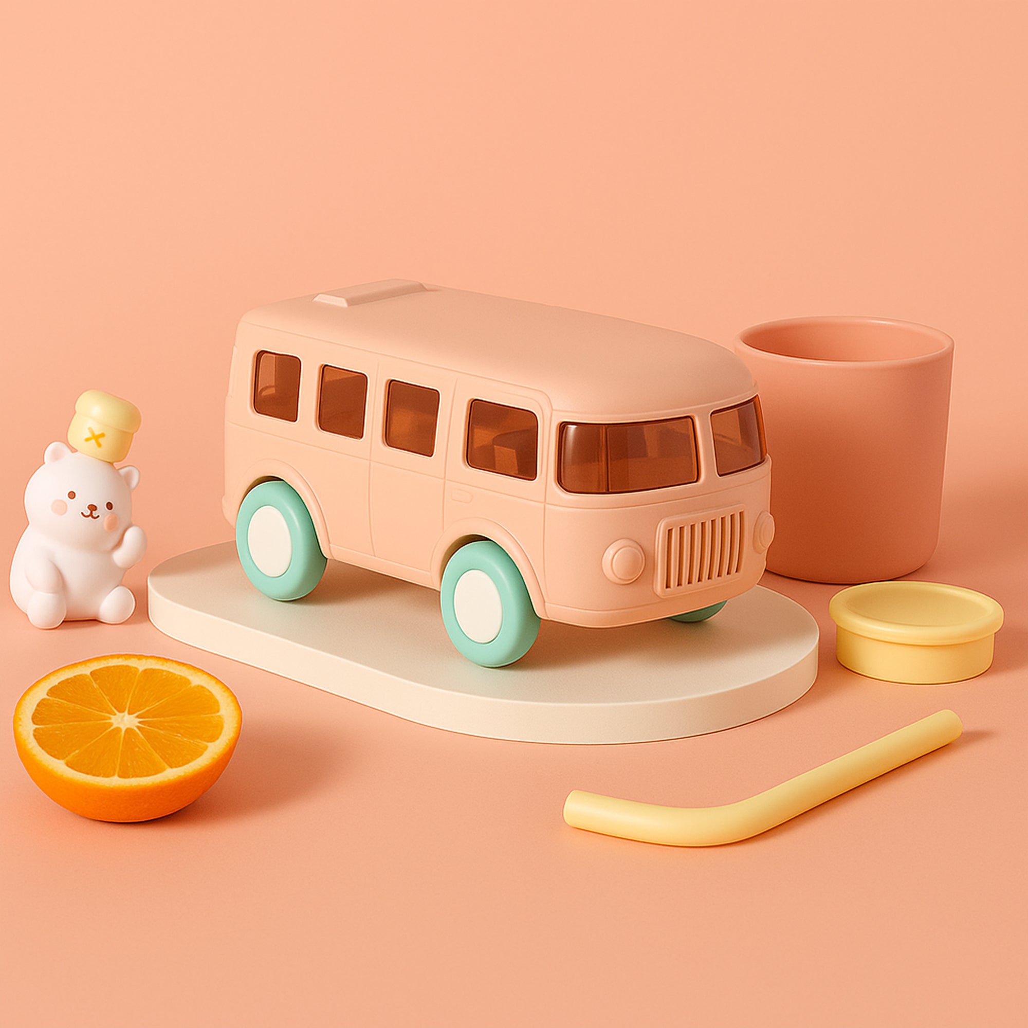 Voyage Heat Insulated Travel Sipper - Bus Theme